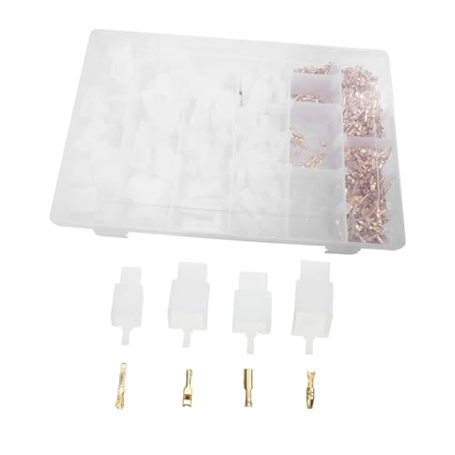 SOLUSTRE Auto Wire Spade Connector Assortment Kit 2.8mm Car Wire Connectors Easy Install Perfect for DIY