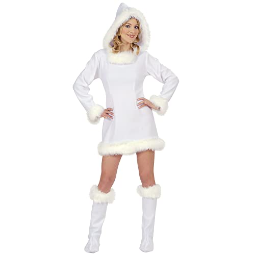 W WIDMANN MILANO Party Fashion - Costume dame esquimau, robe, inuit, igloo, âge de glace, déguisements de carnaval