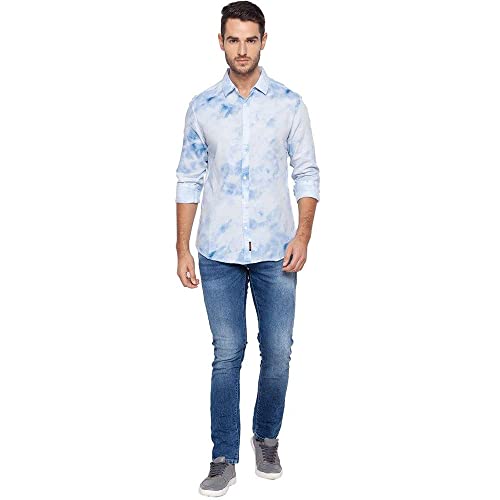 Image of Spykar Men's Checked Slim Fit Shirt