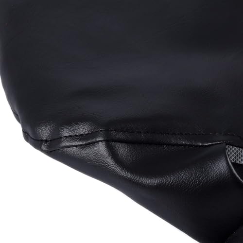 CNNELL Seat Cover Leather Standard Compatible with 2008+ Polaris RZR 570 800 900 Black