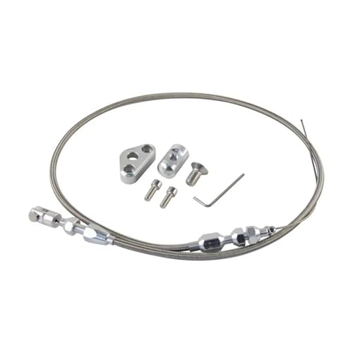 Câble accélérateur 36 pouces acier inox pour swap moteur Chevy LS1 5.3 6.0