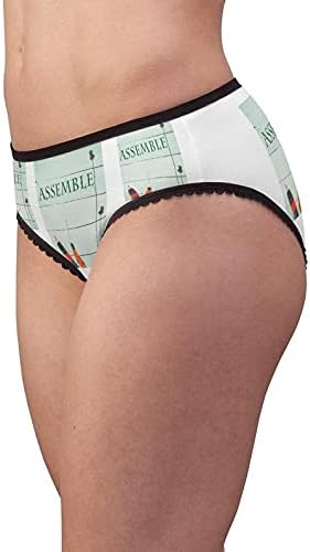 Assemble Against Tools Panties, Assemble Against Tools Underwear, Briefs, Cotton Briefs, Funny Underwear, Panties For Women