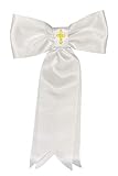 Lito Boys White Gold Cross First Communion Arm Band