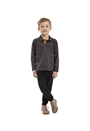 Camisa Infantil Polo Manga Longa Menino, Quimby, Meninos, ABSTRATO 917, 08