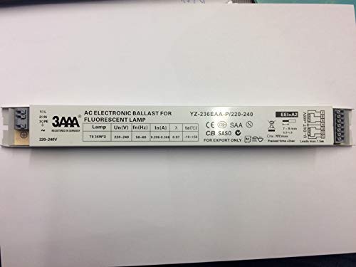 Electronic Ballast 2 x 36W 3AAA YZ-236EAA-P/220-240 Vorschaltgerät Cover