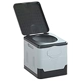JOINPAYA Faltbare Campingtoilette Tragbare Reisetoilette aus Pp Material mit Tragfähigkeit und Einfachem Transport für Camping und Autofahrten
