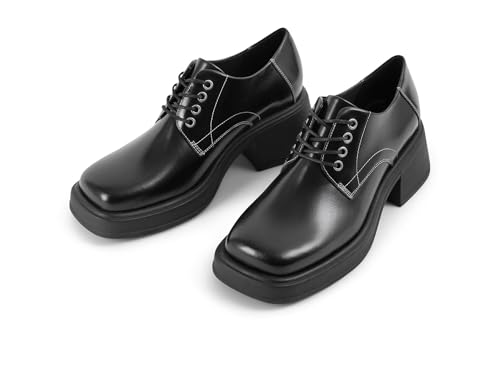 Vagabond Shoemakers Women's Dorah Leather Lace Up Oxford, Black, 8