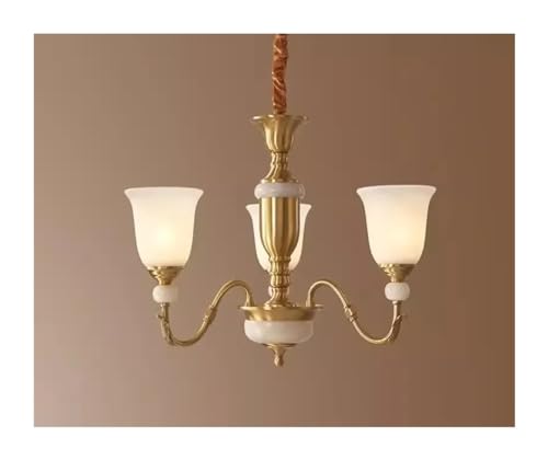 Lámpara de techo con retro iluminación atmosférica y soporte de cobre macizo