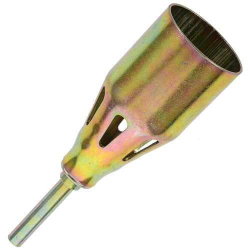 JEWEDECO Cabezal de Quemador de Gas Dorado de Hierro Resistente y Duradero para Cocina Interior y Camping, Accesorio de Repuesto para Quemadores de Gas