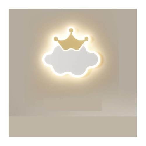 Aplique de pared nube creativa de luz cálida para leer en el dormitorio moderno