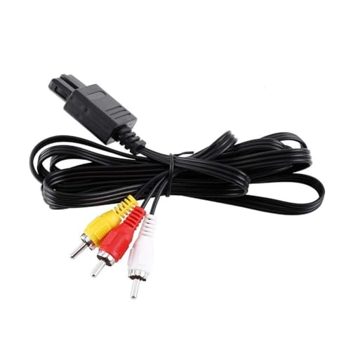 DURATA NEL TEMPO: i connettori del cavo AV N64 garantiscono una trasmissione del segnale eccellente e stabile. I pin in rame sulle teste dei connettori sono leggeri e robusti e non si allentano né cadono dai dispositivi. Rivestimento in PVC di alta qualità, flessibile e anti-groviglio