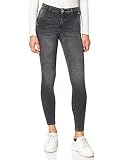 ONLY Damen Jeans ONLBlush Life Mid Ankle 15235016 Black Denim XS/32
