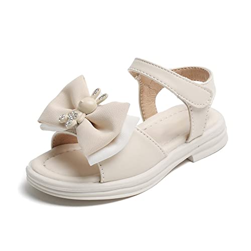 sfdgfhyf 2 to 8Years Toddler Girls House Shoes Girls Fashion Sandals Summer Korean Edition Soft Sole Cute Bow Beach Shoes4