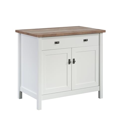 Sauder Cottage Road Library Base, White Finish