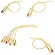 Gtbxfu Einweg Harnröhren Dilatatoren Set - innen hohl Katheter - 40cm Langer 10 Stück Blasenkatheter Masturbation Penisplug Sex Spielzeug für Männer (F14*(innen 4.7mm) x10pcs)