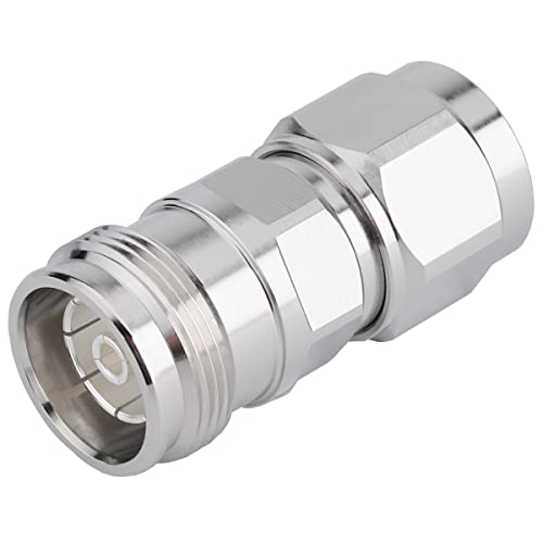 Adaptador Conector Mini DIN 4.3/10 Hembra a N Macho Pack 2 miniatura 3