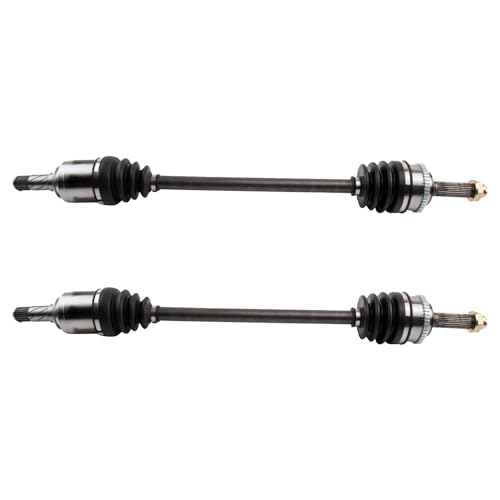 Image of TRQ Front Driver and Passenger Side CV Axle Assembly Set Compatible with 2004-2006 Subaru Baja Impreza Automatic Transmission