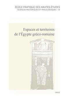 Paperback Espaces Et Territoires de l'Egypte Greco-Romaine [French] Book
