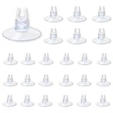 fKiZanthene Aquarium Saugnäpfe Set mit zwanzig Stück, Weiche PVC Saugnäpfe Aquarium zur Schlauchfixierung für Luftschlauch und Filter Zubehör im Aquarium und Zuhause