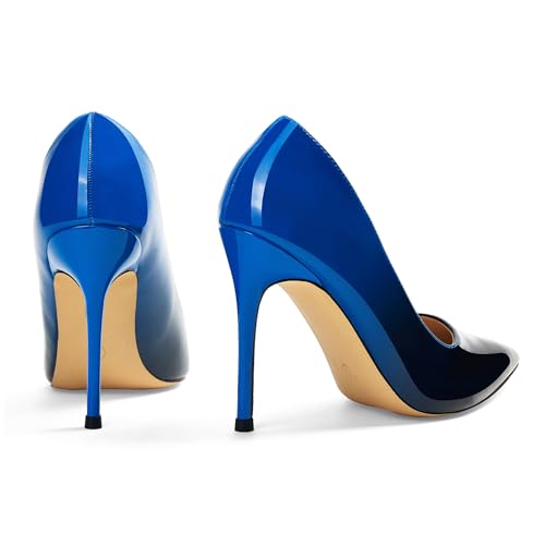 Image of Elisabet Tang High Heels, Womens Pointed Toe Slip on Stilettos Party Wedding Pumps Basic Shoes