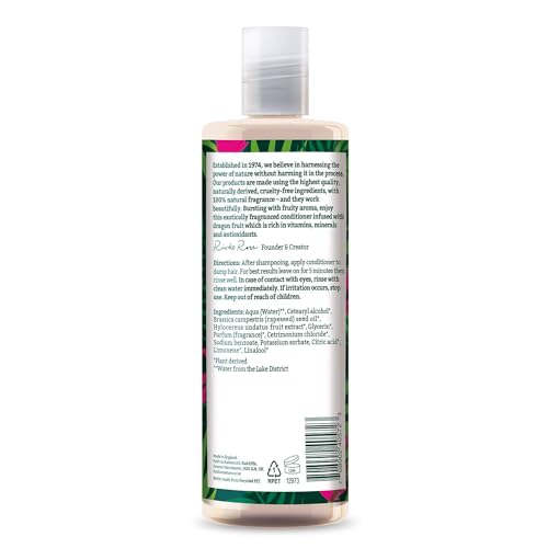 Faith In Nature Natural Dragon Fruit Conditioner, Revitalising for Oily Hair & Scalp, Vegan & Cruelty Free, No SLS, Silicones or Parabens, 400ml - Image 3