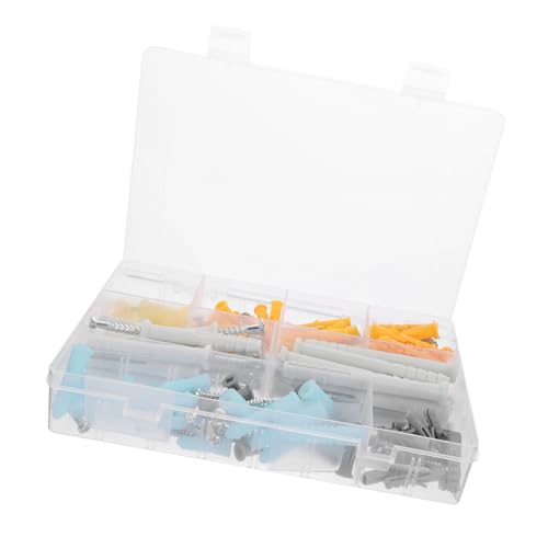 IWOWHERO Drywall Anchor Screws 200pcs Kit Heavy Duty Plugs for Wall Mounting Reinforcement