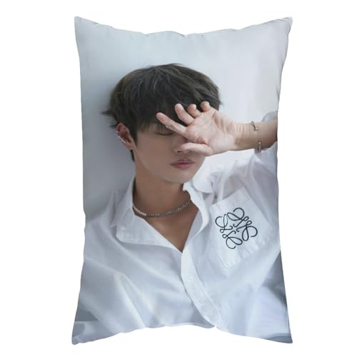 ソ・イングク38 抱き枕カバー 長方形 等身大クッションカバー 両面プリント 気持ちいい 安眠 隠しファスナー式 伸縮性 着脱簡単 肌触り良い 柔らかい 四季兼用 ベッド飾り 12 "x20 "
