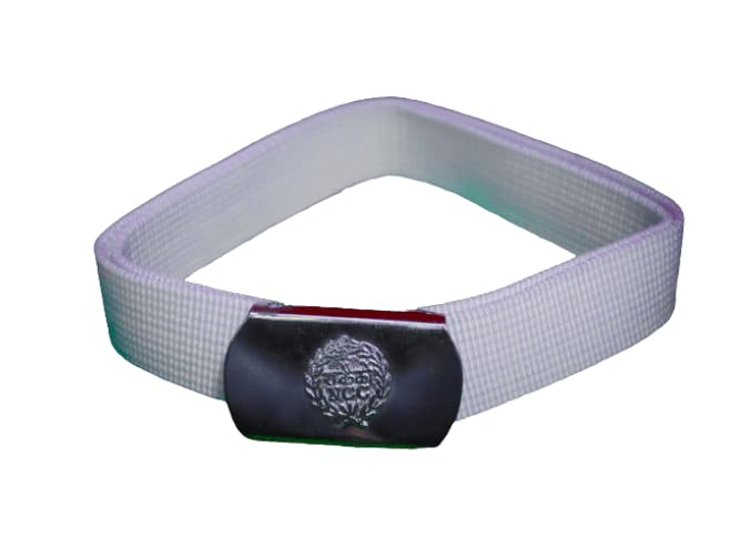 NCC Uniform Belt- Naval Wing (White)-image-46