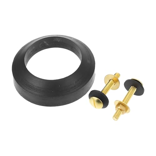 Operitacx トイレタンク部品交換キット 耐久性のあるシーリングリング ボルト固定式 ユニバーサル設計 取り付け簡単 トイレ修理用アクセサリ