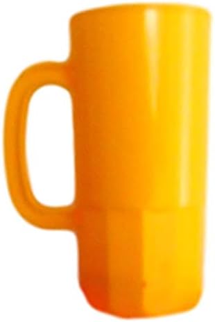 Miniatura 3 de Jean's Plastics Tazas de cerveza Steins para cerveza con capacidad para 22 onzas a borde. Cantidad 6 1 ea rojo, azul, amarillo, granito, negro,