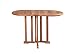 Produktbild LC Garden »Riva« Teak Gartentisch Klapptisch Teakholz Tisch Garten Balkon oval einklappbar 120x60x75cm