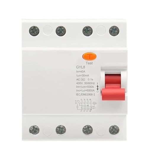 Disjoncteur différentiel 4P 25A 30mA GYL8 triphasé pour tableau électrique - 2