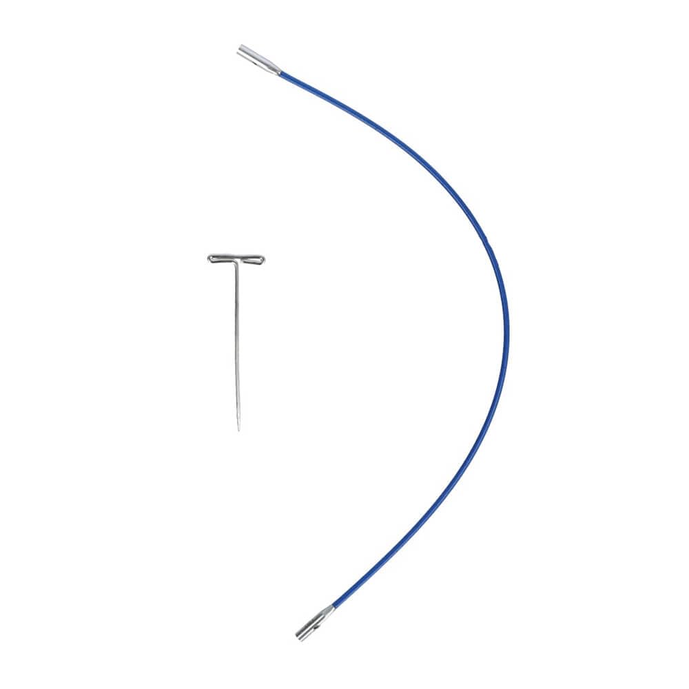 ChiaoGoo Twist Blue X-Flex Interchangeable Cable Small S 15 cm Blue 1 piece