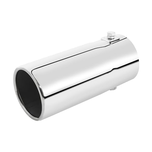 Image of Car Universal Exhaust Tips Stainless Steel Fit 1.5 to 2 Inch Car Exhaust Pipe Modification Tail Throat Tail Pipe Steel Motorcycle Exhaust Tips