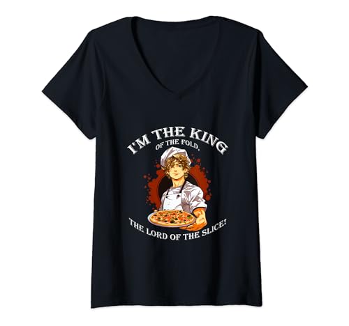 I'm the King of the fold the Lord of the Slice Camiseta Cuello V
