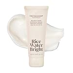The Face Shop Rice Water Bright Rice Bran Gentle Exfoliating Cleanser - Hydrating, Moisturizing & Brightening Face Cleanser - Vegan Exfoliating Face Wash Face Scrub - Korean Skin Care Face Exfoliator