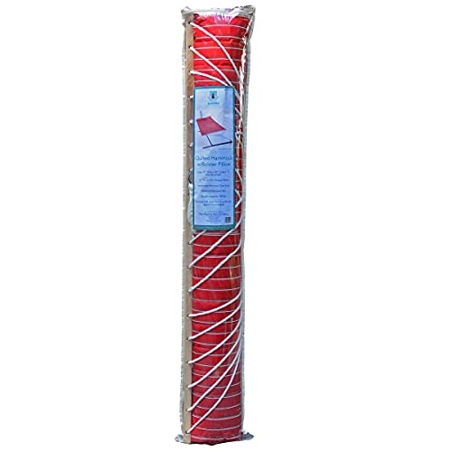 Algoma Net Company 2948Dl Quilted Matching Pillow-13 Feet In Length Hammock, Red, Brown, And White #TOP7