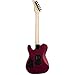 Dean Guitars Dean Nash Vegas Select Floyd Electric Guitar, Metallic Red Satin, Nv Sel F Mrs