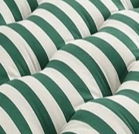 Image of H B MSALA 3 Inch Soft Cotton Gadda Mattress, Green, 72x72 inches,Lining Pattern, Foldable & Breathable, Lightweight Bedding, for Floor & Bed, Guest Room Use