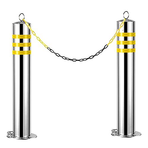 Barrière d'allée en acier inoxydable de haute résistance pour délimitation haut de gamme