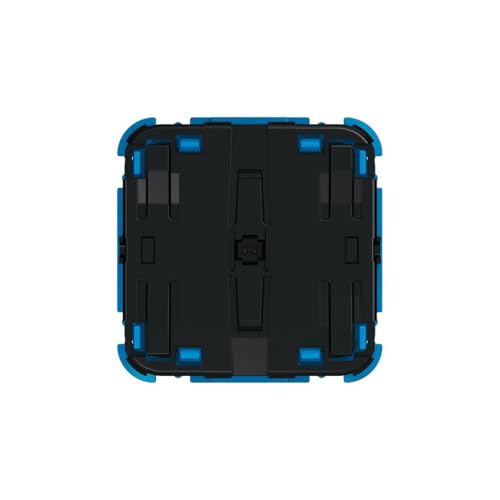 Busch-Jaeger 62711-WL Bedienelement Flex, 1-Fach, Wireless, mit Orientierungslicht, Schwarz (2CKA006200A0280)