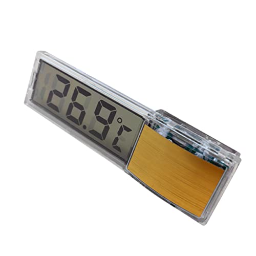 PRETYZOOM LED Fish Tank Thermometer Creative Suction Cup Design for Accurate Water Measurement Aquariums and Compact for Freshwater and Saltwater