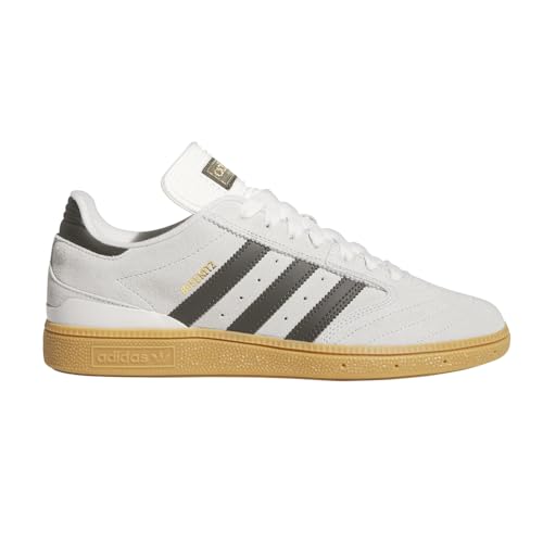 adidas Mens Busenitz Lace Up Skate Sneakers Shoes Casual - White