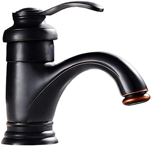 Nostalgia Retro Bath Tap Single Lever Mixer Tap Fitting Single-Lever Mixer Tap Badarmatur for Bathroom Oil Rubbed Bronze Brushed