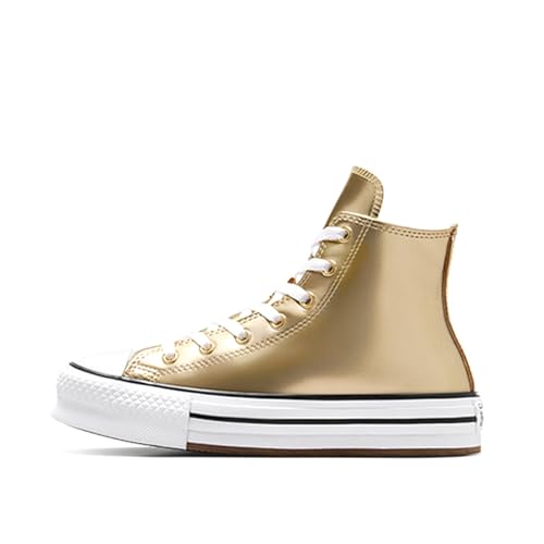 Converse Girl's Chuck Taylor All Star Eva Lift Platform Metallic (Big Kid)2