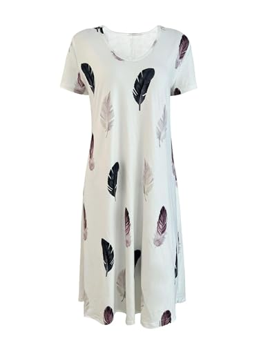 Robe d'été imprimée à manches courtes pour des vacances au soleil