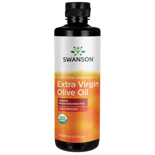 Aceite de oliva extra virgen orgánico Swanson 473 ml