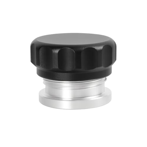 Sandfren OD 1" 25mm Aluminum Alloy Car Weld Billet On Filler Neck Cap, Vehicle Oil Fuel Water Tank, Automotive Natural Reservoir Cap Accessories, Universal for Most Vehicels
