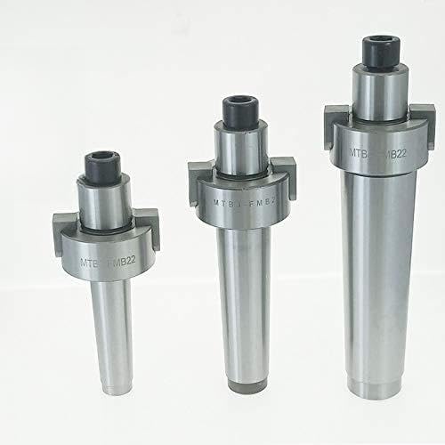 xcbdf Commonly used 1pcs MT2 MT3 MT4 FMB FMB22 FMB27 M10 M12 M16 Mohs milling machine tool holder, face milling disk connecting handle High durability (Hole Diameter : MT4 FMB27 M16)