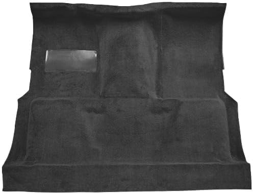 ACC Flooring Kit Compatible with 1975-1980 Chevrolet C10 Pickup Reg Cab 2WD 4spd Floor Shift (High Hump) Cutpile Black Carpet